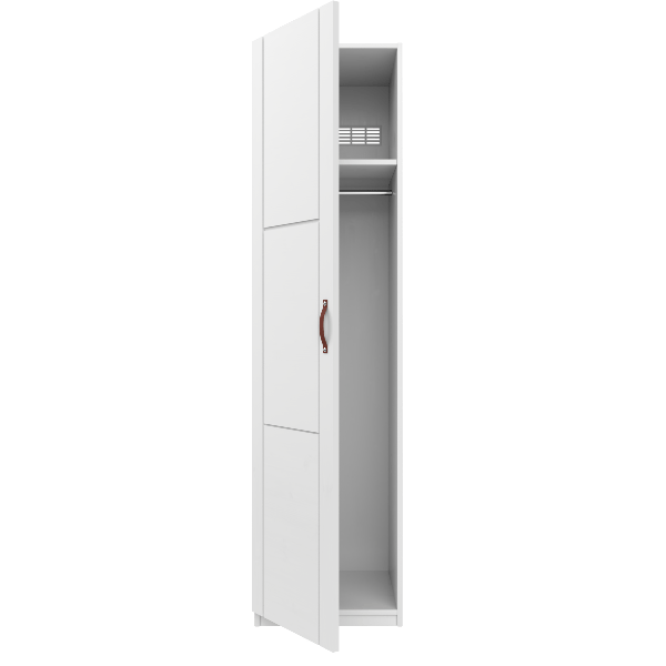 Wardrobe with Clothes Rail, 50 cm