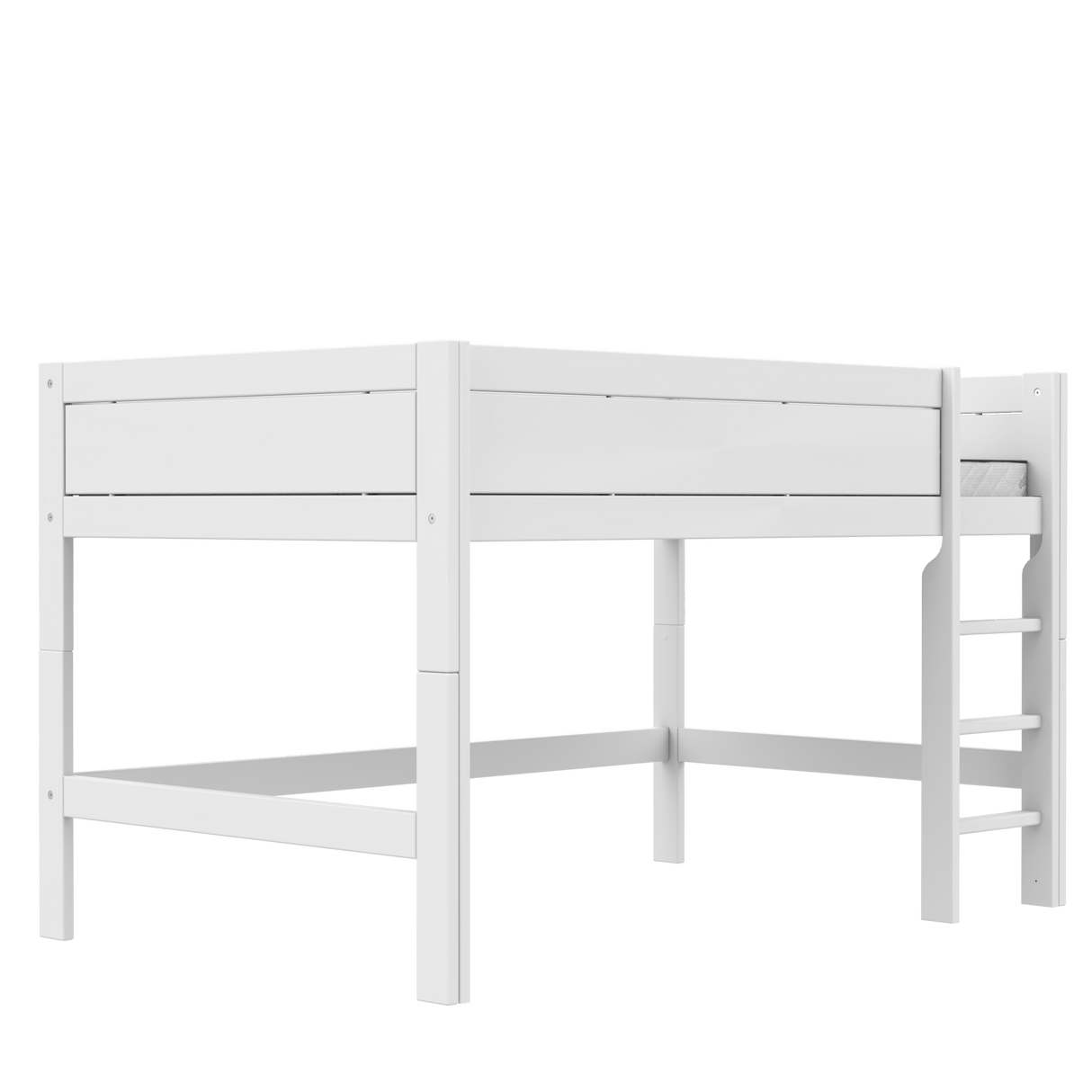 Mid Sleeper Bed 128 cm with Ladder 120x200 cm