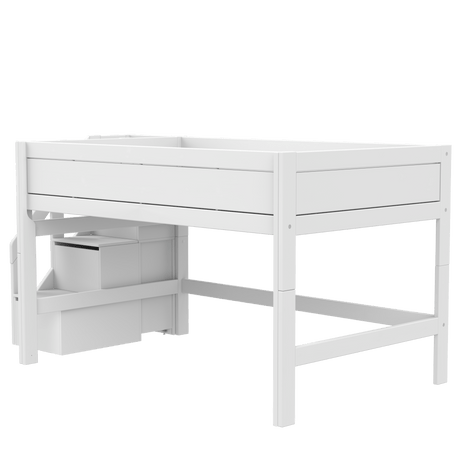 Mid Sleeper Bed 128 cm with Staircase 120x200 cm