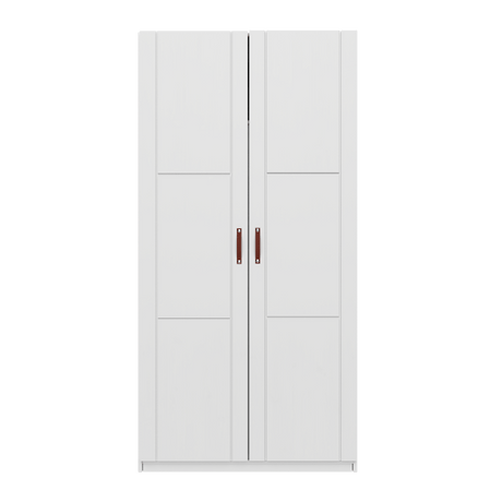 Wardrobe with Shelves and Clothes Rail, 100 cm