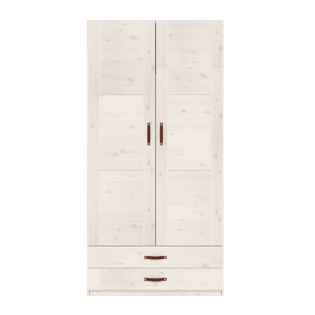 Wardrobe with Shelves, Clothes Rail and Drawers, 100 cm