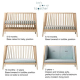 Leander Linea Baby Cot in Oak 
