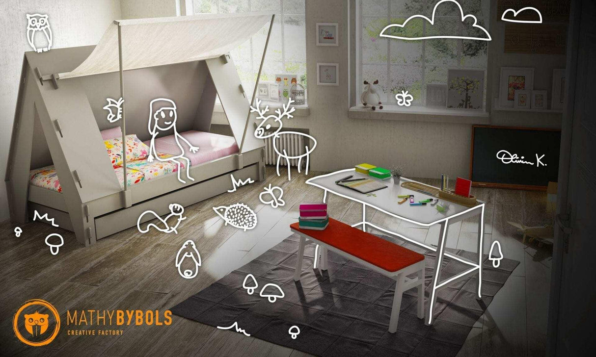 Mathy By Bols Tent Bed with Optional Trundle 
