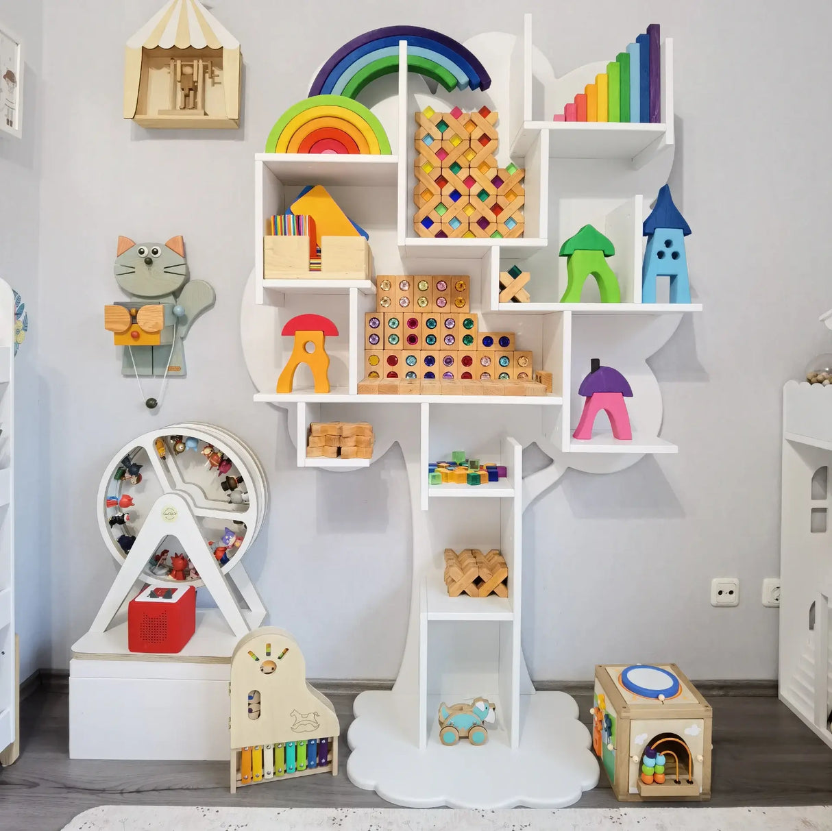 Mathy By Bols Louanne Small Tree Bookcase 