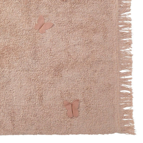 LIFETIME Kidsrooms Rectangular Butterfly Rug